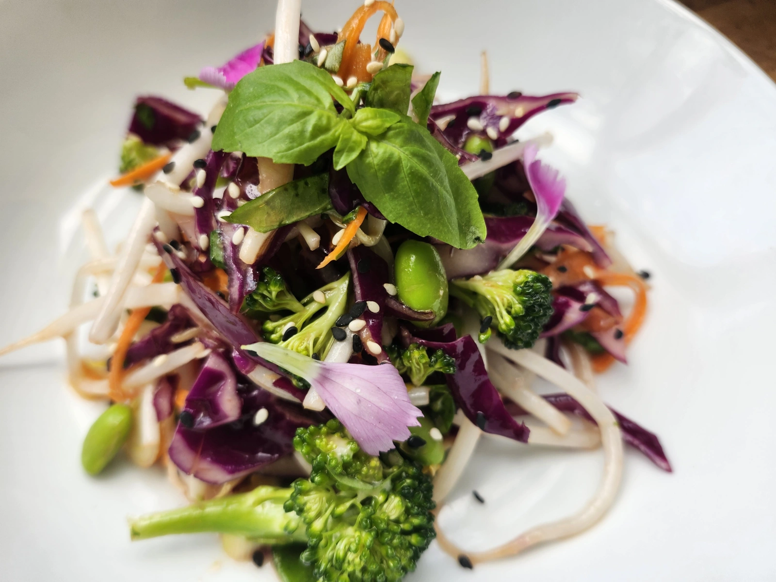 Photo : Salade asiatique croquante