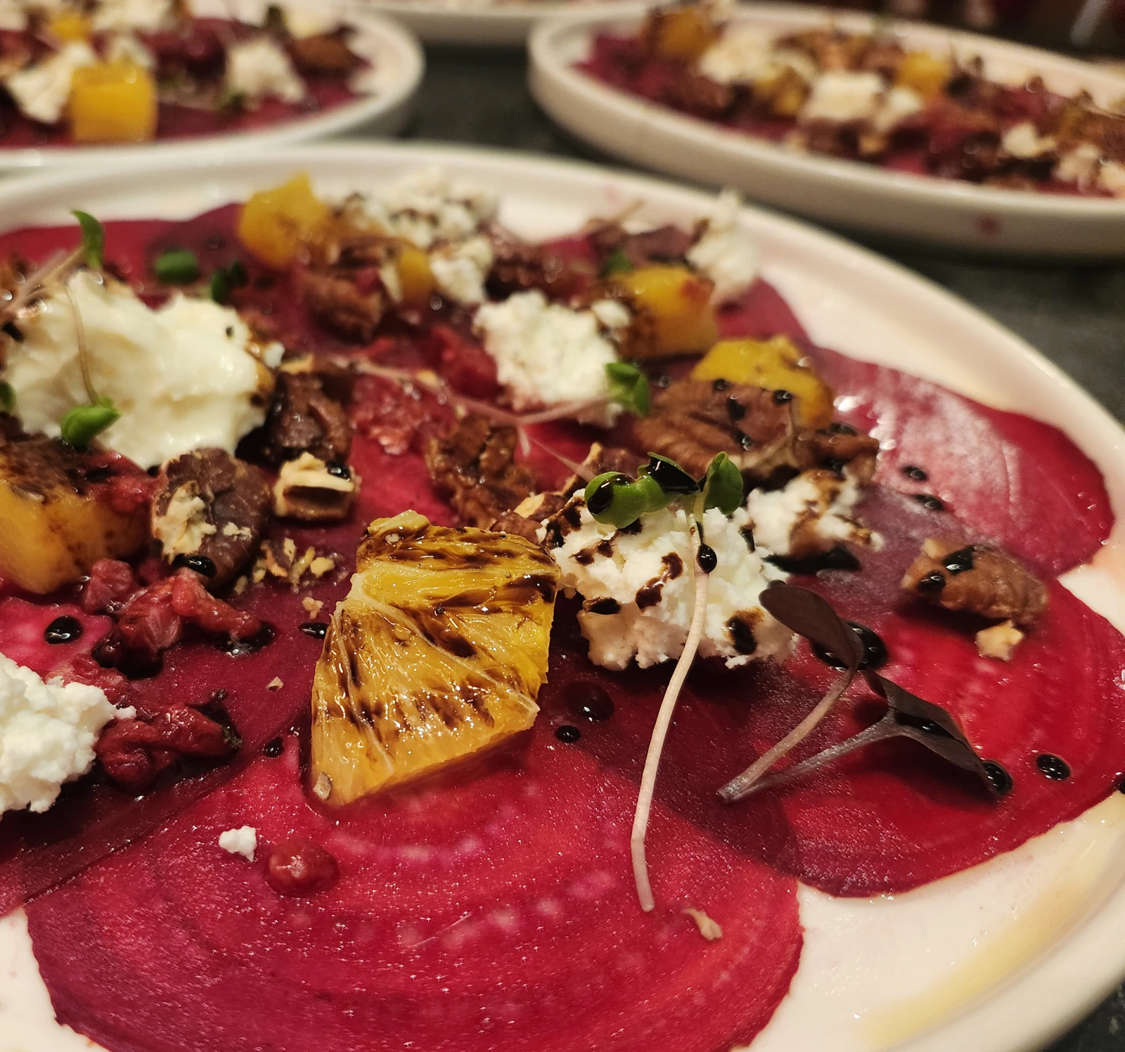 Photo : Carpaccio de betterave