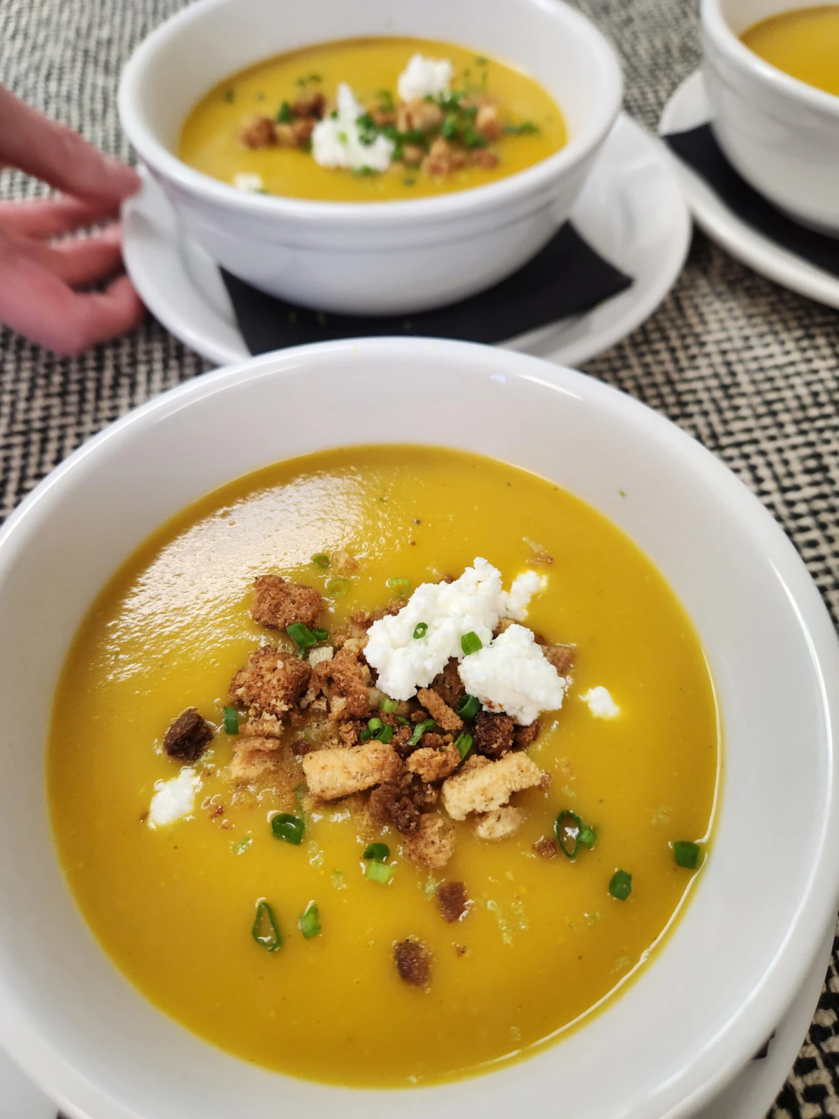 Photo : Potage de courge musquée