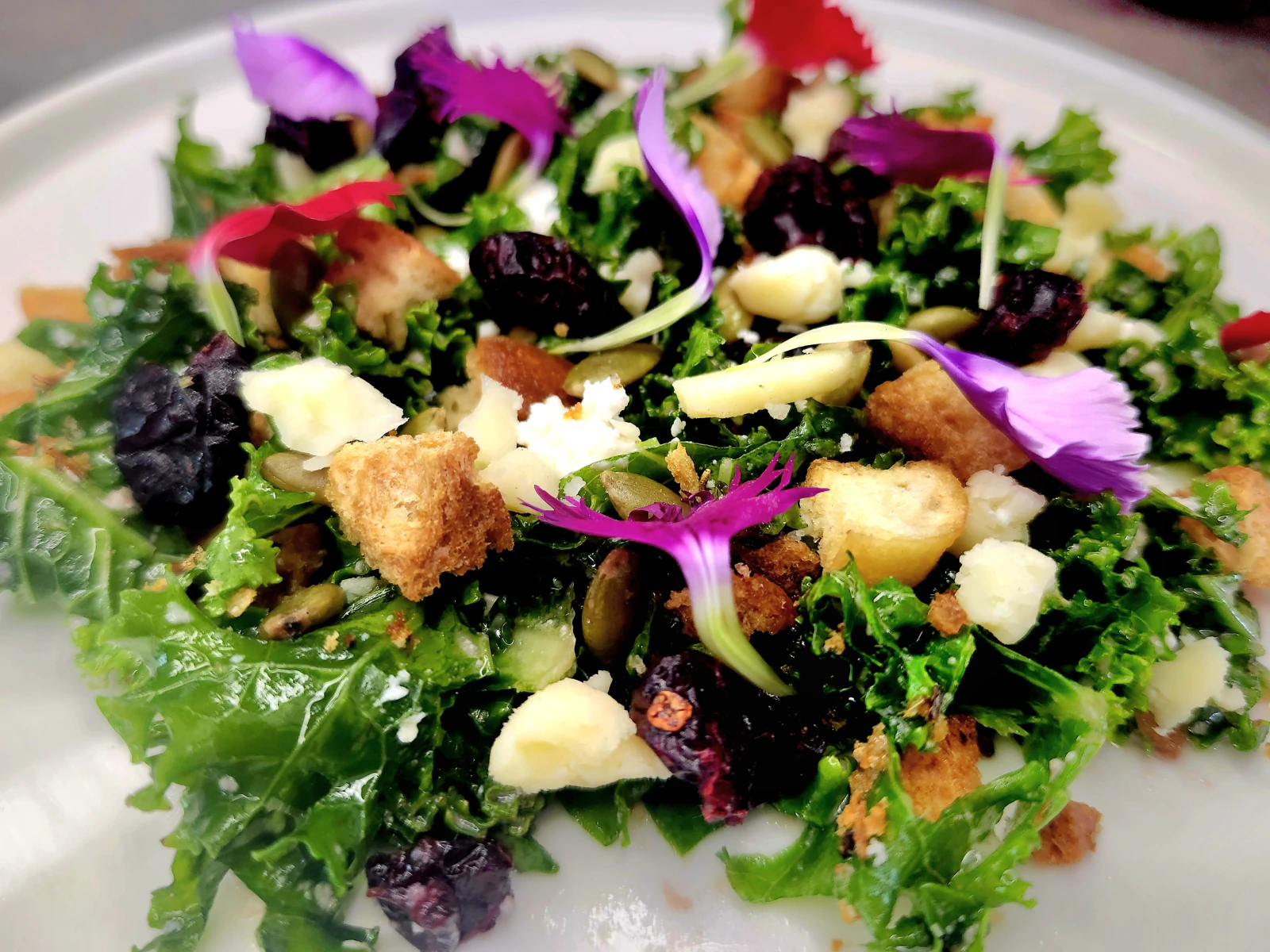 Photo : Salade de kale