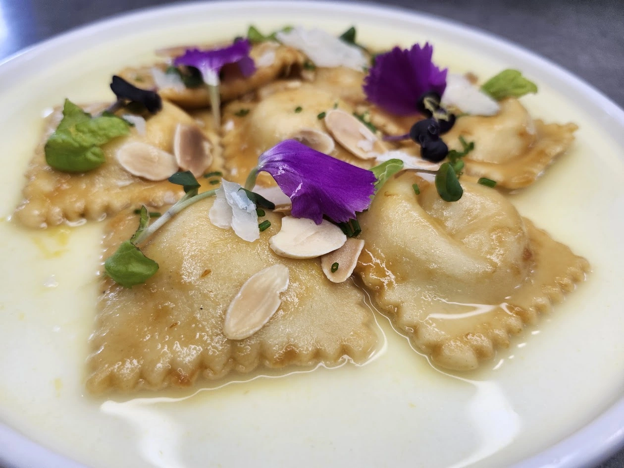 Photo : Raviolis à la ricotta et au citron