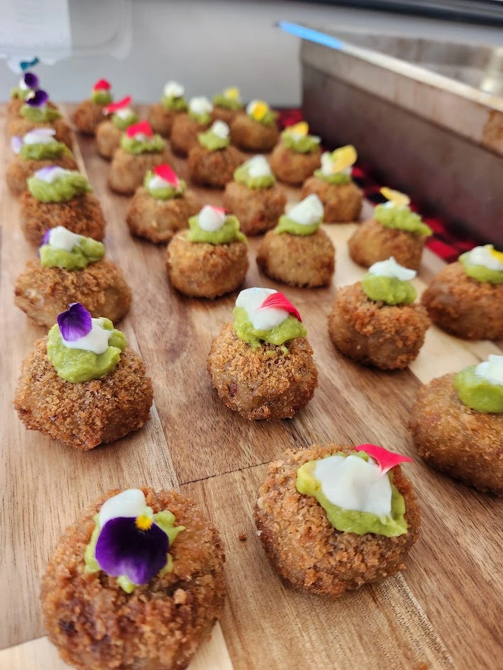 Photo : Mini « cake » frit